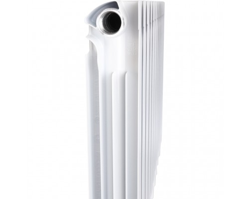 Радиатор алюминиевый секционный STOUT ALPHA 500 AL 500 мм 12 секций боковое белый