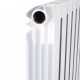Радиатор биметаллический секционный STOUT ALPHA 500 BM 500 мм 8 секций боковое белый