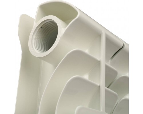 Радиатор алюминиевый секционный Global ISEO 350 350 мм 6 секций боковое белый
