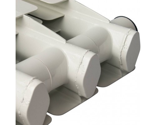 Радиатор алюминиевый секционный Global ISEO 350 350 мм 8 секций боковое белый