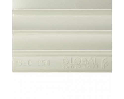 Радиатор алюминиевый секционный Global ISEO 350 350 мм 10 секций боковое белый