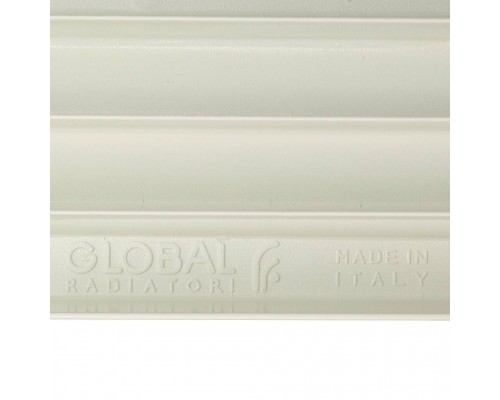 Радиатор алюминиевый секционный Global ISEO 350 350 мм 12 секций боковое белый