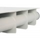 Радиатор биметаллический секционный Global STYLE EXTRA 350 350 мм 6 секций боковое белый