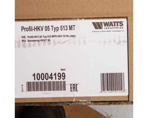 Watts  Коллектор с расходомерами HKV/T-5