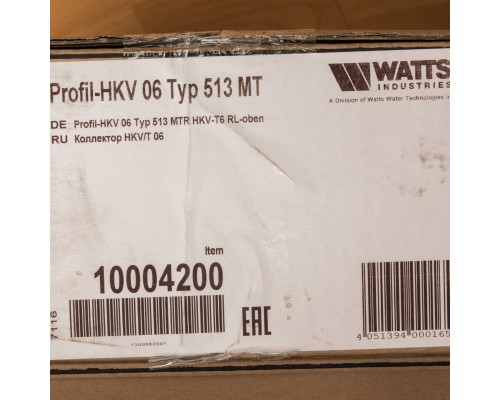 Watts  Коллектор с расходомерами HKV/T-6