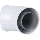 Baxi  Коаксиальный отвод полипропиленовый 45°, диам. 80/125 мм, HT