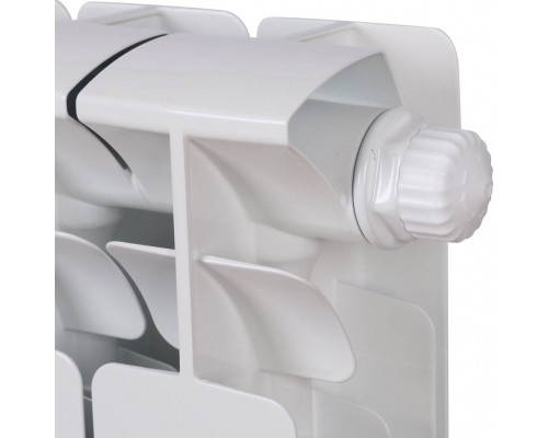 Радиатор биметаллический секционный RIFAR BASE VENTIL 500 500 мм 10 секций нижнее правое белый