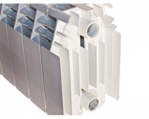 Радиатор алюминиевый секционный Global GL- 500 500 мм 10 секций боковое белый