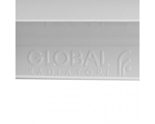 Радиатор алюминиевый секционный Global ISEO 500 500 мм 12 секций боковое белый