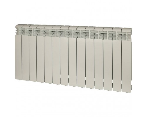 Радиатор алюминиевый секционный Global ISEO 500 500 мм 14 секций боковое белый