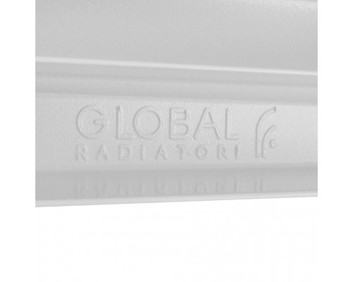 Радиатор алюминиевый секционный Global ISEO 500 500 мм 8 секций боковое белый