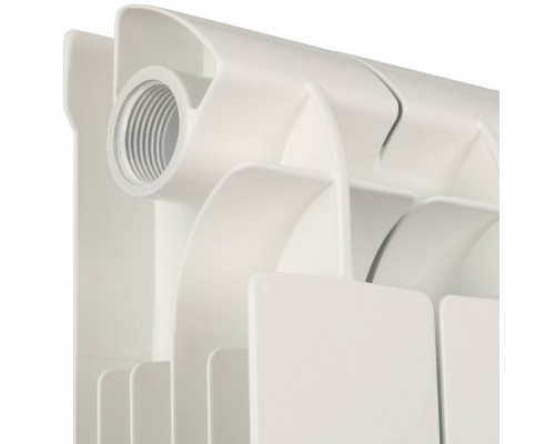 Радиатор биметаллический секционный Global STYLE PLUS 500 500 мм 10 секций боковое белый