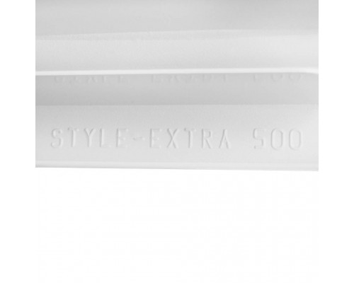 Радиатор биметаллический секционный Global STYLE EXTRA 500 500 мм 10 секций боковое белый