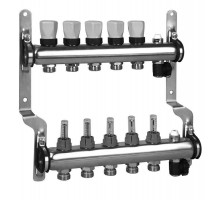 Meibes Коллектор для систем напольного отопления с расходомерами 328мм