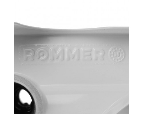Радиатор алюминиевый секционный ROMMER Plus 500 500 мм 6 секций боковое белый