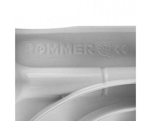 Радиатор биметаллический секционный ROMMER Optima BM 500 500 мм 8 секций боковое белый