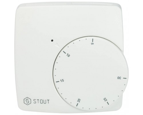 STOUT STE-0002 Проводной электронный термостат WFHT-BASIC со светодиодом STE-0002-000003