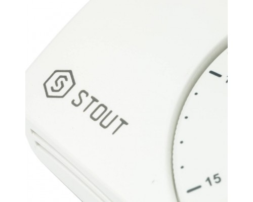 STOUT STE-0002 Проводной электронный термостат WFHT-BASIC со светодиодом STE-0002-000004