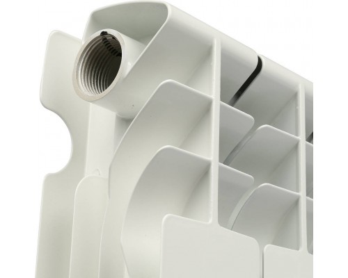 Радиатор алюминиевый секционный ROMMER Plus 200 200 мм 12 секций боковое белый