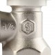 STOUT SVRs Клапан ручной терморегулирующий с неподъемным шпинделем, угловой 1/2"