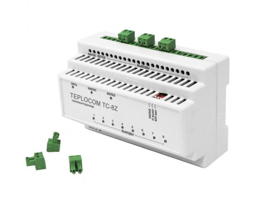 Теплоконтроллер TEPLOCOM TC-8Z управление многоконтурной системой водяного отопления