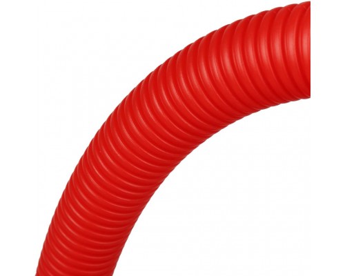 STOUT SPG-0002 Труба гофрированная ПНД, цвет красный, наружным диаметром 20 мм для труб диаметром 16 мм SPG-0002-502016