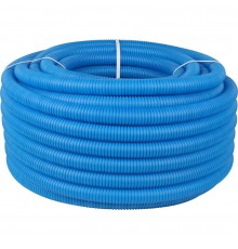 STOUT  Труба гофрированная ПНД, цвет синий, наружным диаметром 32 мм для труб диаметром 25 мм SPG-0001-503225