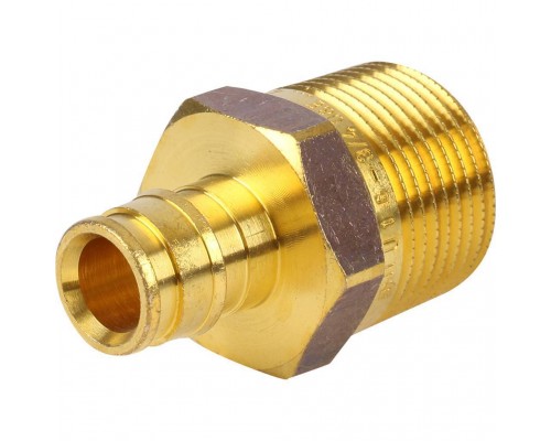 Uponor Q&E штуцер с наружной резьбой 16-R3/4"НР