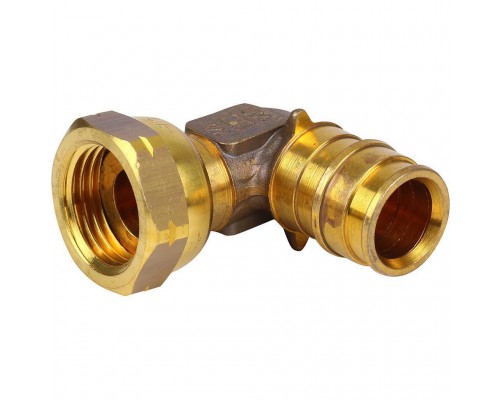 Uponor Q&E угольник с накидной гайкой 20-G1/2"НГ