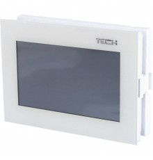 TECH  Комнатный регулятор со связью RS (стекло 2ММ, скрытый монтаж) белый