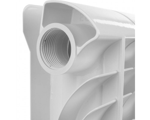 Радиатор алюминиевый секционный Global ISEO 500 500 мм 4 секций боковое белый