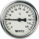 Watts  F+R801(T) 63/100  Watts Термометр биметаллический  с погружной гильзой  63 мм, штуцер 75 мм.