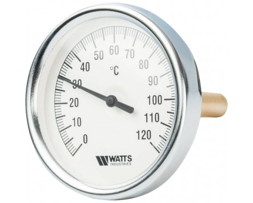 Watts  F+R801(T) 80/100  Watts Термометр биметаллический  с погружной гильзой  100 мм