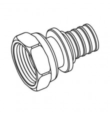 REHAU RAUTITAN Фитинги RAUTITAN Переходник с накидной гайкой 32-G 1 RX для труб из сшитого полиэтилена аксиальный
