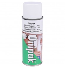 UNIPAK  Смазка силиконовая GLIDEX 20% (аэрозоль 400 мл)